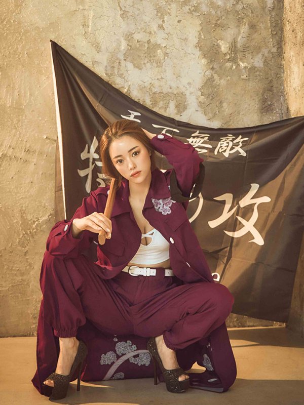 画像7: 【即日発送】【ハロウィン】特攻服コスプレセット【コスプレ4点セット】【S-XLサイズ/8カラー】(7137SB)[HC03]