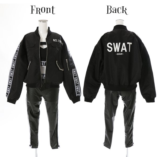 画像10: 【SALE!!】【ハロウィン5点セット】MA-1付きSWATコスプレセット【S-Lサイズ/1カラー】（HC0306SB_B / SDELIGHT-658）[HC03]