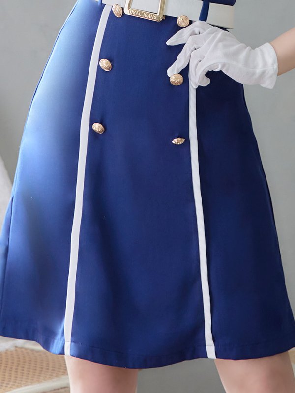 画像9: 【即日発送】CAコスプレセット【ハロウィン】5点セット CAコスプレセット [OF01]