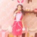 画像3: 【値下げ！】【即日発送】ピンクドールバニーコスプレ【ハロウィン5点セット】【S-XLサイズ/1カラー】[YMT]
