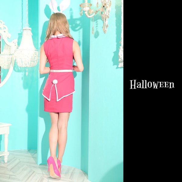 画像5: 【値下げ！】【ハロウィン5点セット】ピンクドールバニーコスプレ【S-XLサイズ/1カラー】（ W001795/ SAMU20P）[HC03]