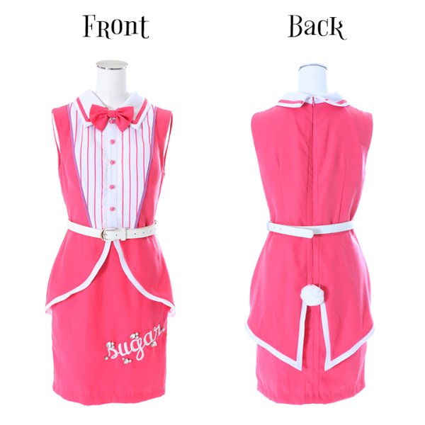 画像9: 【値下げ！】【ハロウィン5点セット】ピンクドールバニーコスプレ【S-XLサイズ/1カラー】（ W001795/ SAMU20P）[HC03]