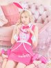 画像3: 【値下げ！】【即日発送】【ハロウィン】ピンクドールバニーコスプレ【コスプレ5点セット】（5722meganeSB）【S-XLサイズ/1カラー】[YMT]