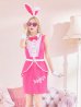 画像12: 【値下げ！】【即日発送】【ハロウィン】ピンクドールバニーコスプレ【コスプレ5点セット】（5722meganeSB）【S-XLサイズ/1カラー】[YMT]