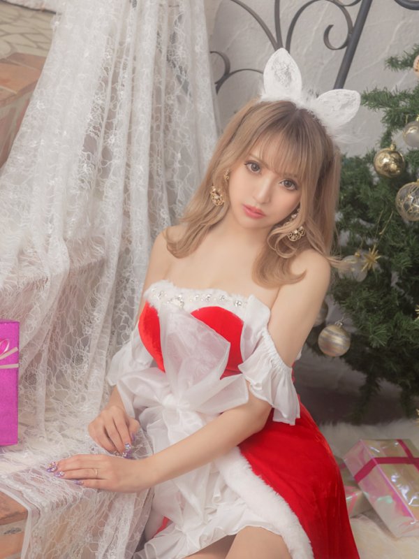 画像8: 【即日発送】【sugar nine サンタコス4点セット】【S〜Lサイズ/1カラー】桜井莉菜ちゃんコラボサンタコスプレ[OF01]