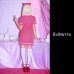 画像7: 【値下げ！】【ハロウィン2点セット】ピンクナースコスプレセット【S-Lサイズ/1カラー】(6731sockSB/ch02)[HC02]