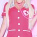 画像5: 【値下げ！】【ハロウィン2点セット】ピンクナースコスプレセット【S-Lサイズ/1カラー】(6731sockSB/ch02)[HC02]