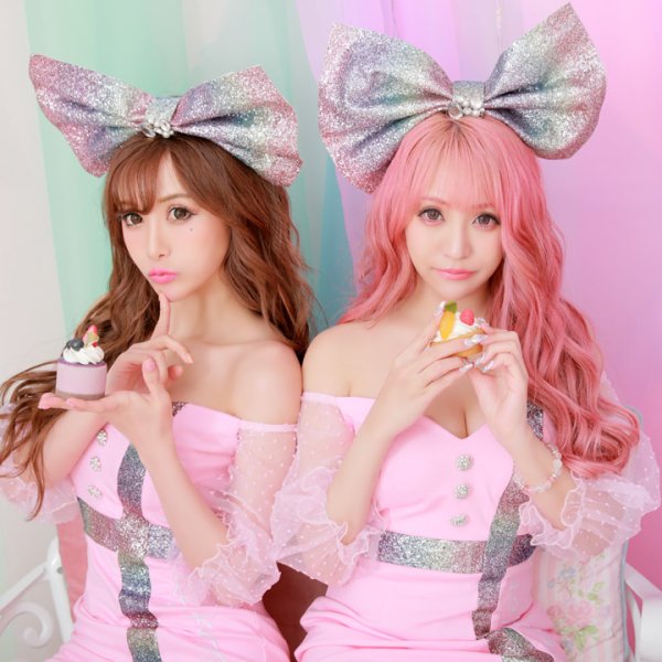 画像8: 【SALE!!】【ハロウィン2点セット】BIGリボンドールコスプレセット【S?Lサイズ/1カラー】[HC03]