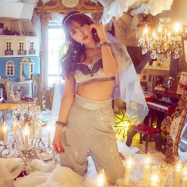 画像3: 【即日発送】アラビアンガール/アラジンコスプレセット【ハロウィン4点セット】【S-Mサイズ/2カラー】[HC03]