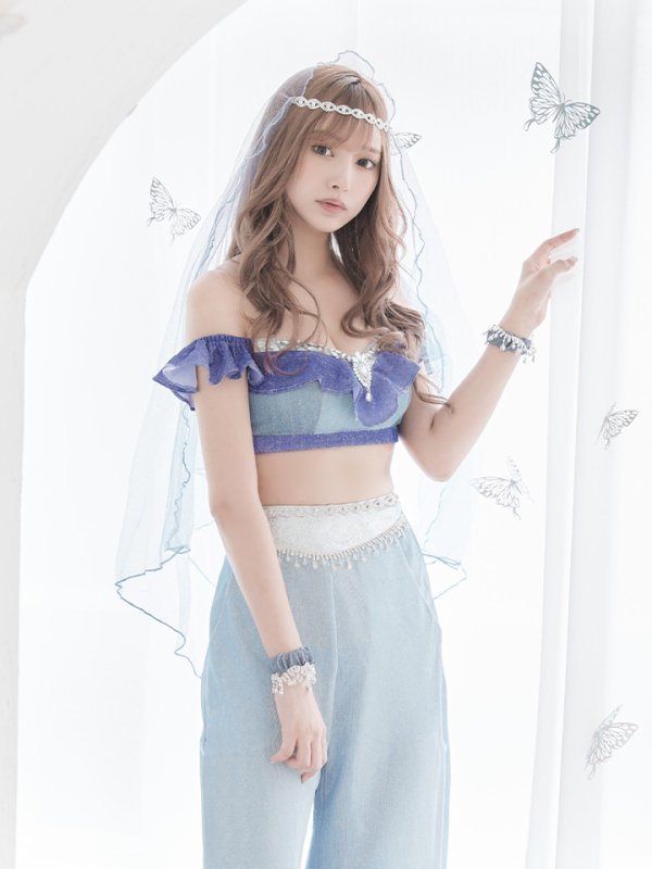 画像4: 【即日発送】アラビアンガール/アラジンコスプレセット【ハロウィン4点セット】【S-Mサイズ/2カラー】[HC03]