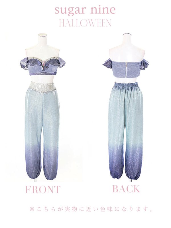 画像14: 【即日発送】アラビアンガール/アラジンコスプレセット【ハロウィン4点セット】【S-Mサイズ/2カラー】[OF01]