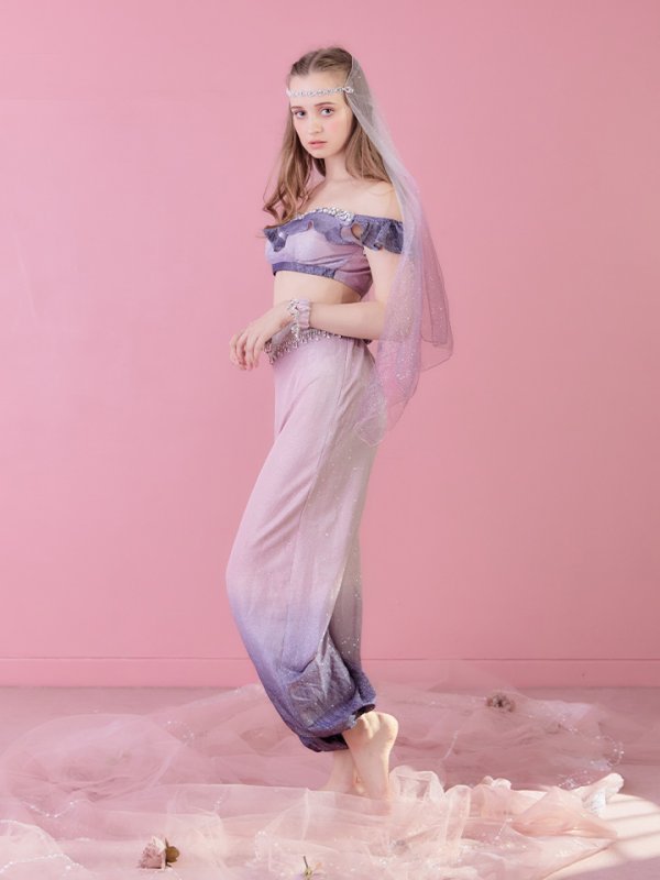 画像6: 【即日発送】アラビアンガール/アラジンコスプレセット【ハロウィン4点セット】【S-Mサイズ/2カラー】[OF01]