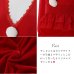 画像8: SALE!【X'mas3点セット】ハイウエストペプラムシフォンサンタコスプレ[YMT]