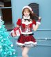 画像2: 【即日発送】【クリスマスコスプレ8点セット】【Malymoon/マリームーン】チェック柄サンタクロース【フリーサイズ/1カラー】[YMT] (2)