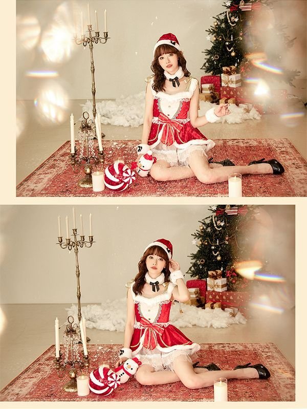画像7: 【即日発送】【クリスマスコスプレ6点セット】【Malymoon/マリームーン】ドレスサンタ【フリーサイズ/1カラー】[YMT]