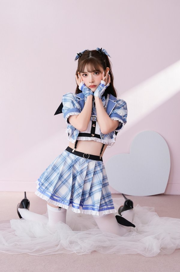 画像4: 【即日発送】チェックデビル制服コスチューム【マリームーン】【ハロウィンコスプレ10点セット】【フリーサイズ/2カラー】[HC03]