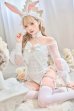 ホワイト　モデル身長：161cm　着用サイズ：Fサイズ