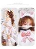 ピンク　モデル身長：162cm　着用サイズ：Fサイズ