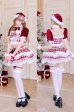 画像4: 【クリスマスコスプレ11点セット】【Malymoon/マリームーン】ホワイトヴェールチェックサンタ【2サイズ/1カラー】【予約/12月上旬発送予定】[HC03] (4)