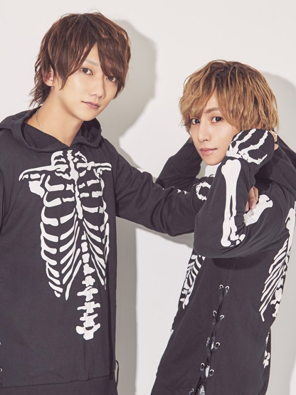 画像13: 【SALE!!】【即日発送】スカルプリントパーカーコスプレ【sugar nineハロウィン】【S-Mサイズ/2カラー】[HC03]