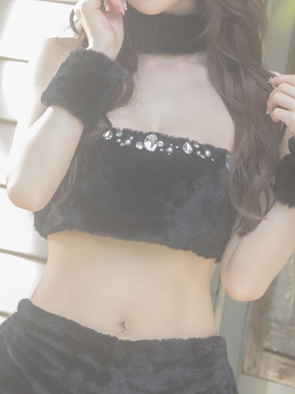 画像10: もこもこバニーコスプレ/アニマルコスプレセット【sugar nineハロウィン6点セット】【FREEサイズ/1カラー】[HC03]