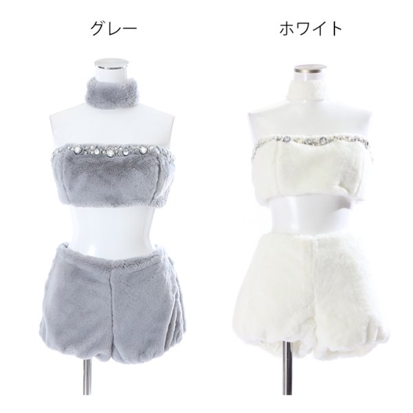 画像17: もこもこバニーコスプレ/アニマルコスプレセット【sugar nineハロウィン6点セット】【FREEサイズ/1カラー】[HC03]