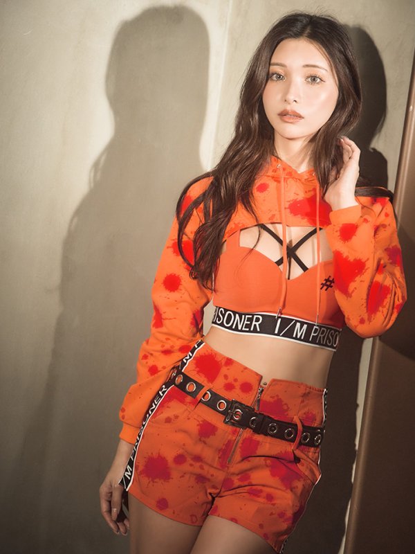 画像8: 【即日発送】【ハロウィン】 オレンジ囚人コスプレ 【コスプレ4点セット】【コスプレ2点セット】【S-Mサイズ】【S-XXLサイズ】(HC0306-SV)[HC03/HC03]