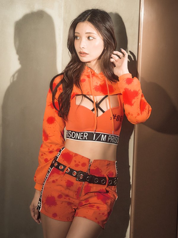 画像9: 【即日発送】【ハロウィン】 オレンジ囚人コスプレ 【コスプレ4点セット】【コスプレ2点セット】【S-Mサイズ】【S-XXLサイズ】(HC0306-SV)[HC03/HC03]