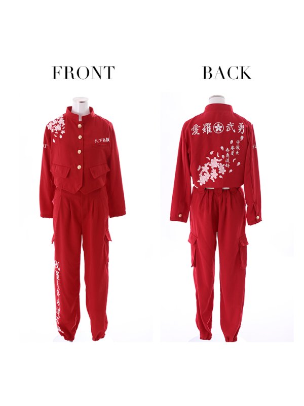 画像15: 【即日発送】全サイズ即日発送!短ランコスプレセット【sugar nineハロウィン3点セット】【S-XLサイズ/2カラー】(7137SB)【HC02】