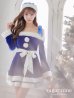 画像18: 【即日発送！】【sugar nine サンタコス 4点セット】【S-XLサイズ/6カラー】グリッターリボン2段フレアサンタコスプレ[YMT]