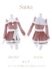画像40: 【即日発送！】【サンタコス 4点セット】【S-XLサイズ/6カラー】グリッターリボン2段フレアサンタコスプレ[YMT]