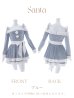 画像38: 【即日発送！】【サンタコス 4点セット】【S-XLサイズ/6カラー】グリッターリボン2段フレアサンタコスプレ[YMT]