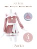画像45: 【即日発送！】【サンタコス 4点セット】【S-XLサイズ/6カラー】グリッターリボン2段フレアサンタコスプレ[YMT]