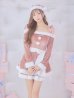 画像22: 【即日発送！】【サンタコス 4点セット】【S-XLサイズ/6カラー】グリッターリボン2段フレアサンタコスプレ[YMT]