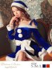 画像2: 【即日発送！】【sugar nine サンタコス 4点セット】【S-XLサイズ/6カラー】グリッターリボン2段フレアサンタコスプレ[YMT] (2)