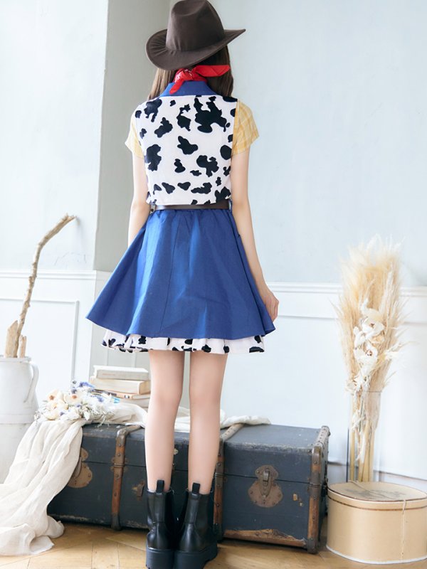 画像6: 【SALE!!】【即日発送】カウガールコスプレセット【sugar nineハロウィンコスプレ5点セット】【S-XLサイズ/1カラー】【HC02】