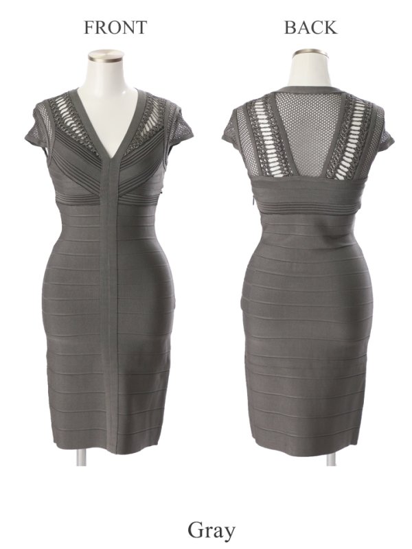 画像4: 【Jessica/ジェシカ】 バンテージ/ ストレッチ/ タイトミニ/ ミニドレス/ キャバドレス【HC03】