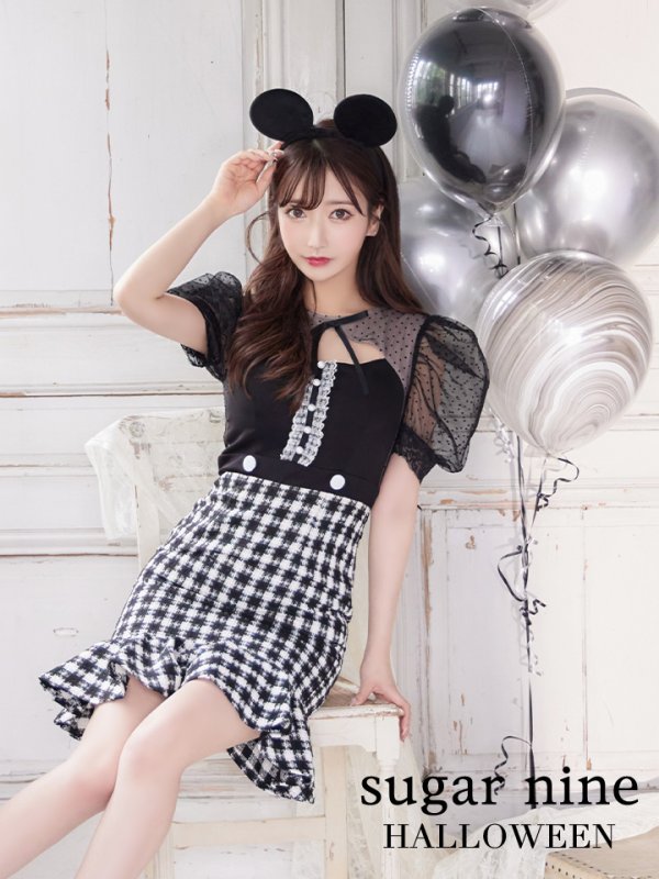 画像3: 【SALE!!】【即日発送】ブラックマウスコスプレ/ワンピースコスプレ【sugar nineハロウィン2点セット】【S-Lサイズ/1カラー】[OF01]