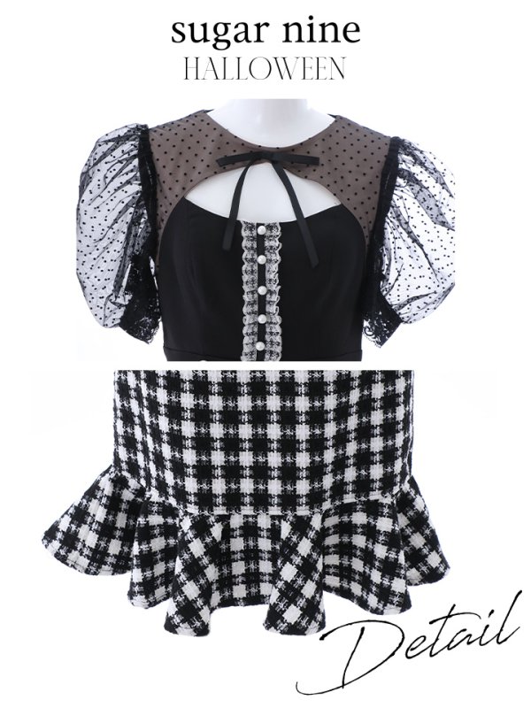 画像13: 【SALE!!】【即日発送】ブラックマウスコスプレ/ワンピースコスプレ【sugar nineハロウィン2点セット】【S-Lサイズ/1カラー】[OF01]