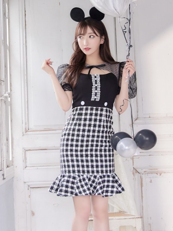 画像4: 【SALE!!】【即日発送】ブラックマウスコスプレ/ワンピースコスプレ【sugar nineハロウィン2点セット】【S-Lサイズ/1カラー】[OF01]