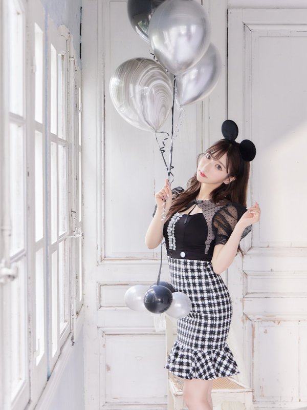 画像10: 【SALE!!】【即日発送】ブラックマウスコスプレ/ワンピースコスプレ【sugar nineハロウィン2点セット】【S-Lサイズ/1カラー】[OF01]