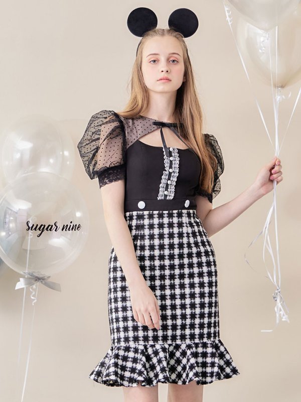 画像4: 【SALE!!】【即日発送】ブラックマウスコスプレ/ワンピースコスプレ【sugar nineハロウィン2点セット】【S-Lサイズ/1カラー】[OF01]