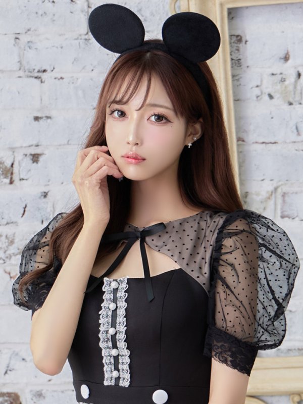 画像7: 【SALE!!】【即日発送】ブラックマウスコスプレ/ワンピースコスプレ【sugar nineハロウィン2点セット】【S-Lサイズ/1カラー】[OF01]