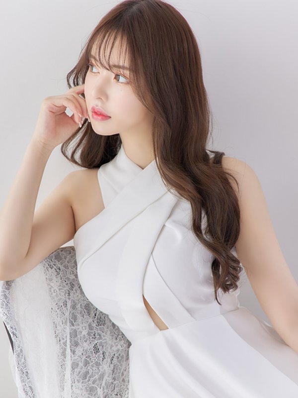 画像8: XS-Lサイズあり【Jessica/ジェシカ】ワンカラー/ バンテージ/ テールカット/ Aライン/ ワンピース/ マキシ丈/ キャバドレス【HC03】