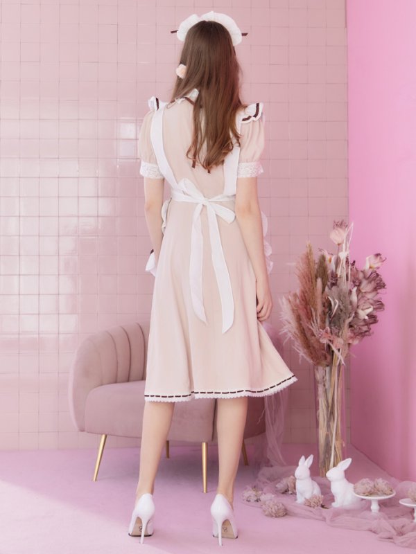 画像7: 【SALE!!】【即日発送】クラシカルメイドコスプレ【sugar nineハロウィン 4点セット】【S-Lサイズ/2カラー】[OF01]