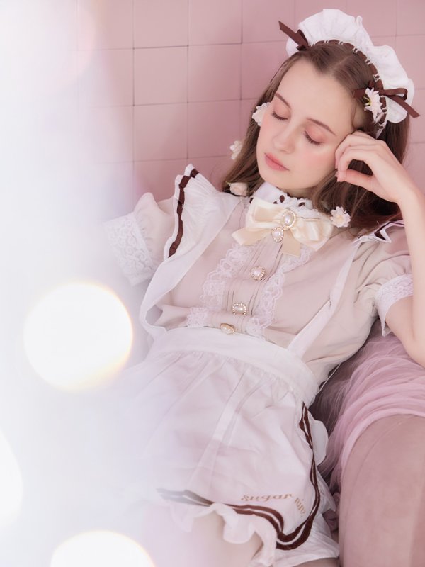 画像11: 【SALE!!】【即日発送】クラシカルメイドコスプレ【sugar nineハロウィン 4点セット】【S-Lサイズ/2カラー】[OF01]