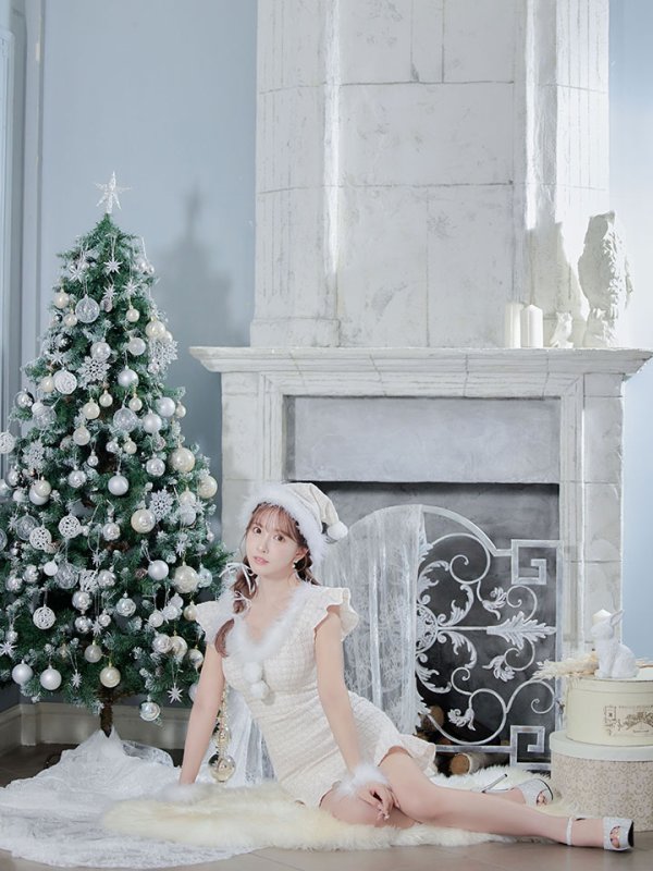 画像7: 【即日発送】ツイードマーメイドドレスサンタ【sugar nine サンタコス 4点セット】【S-XLサイズ/2カラー】[YMT]