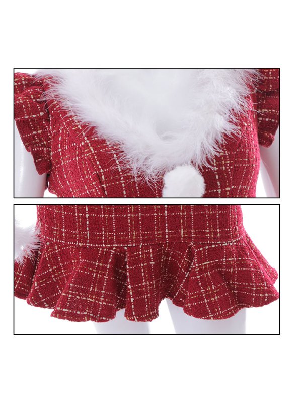 画像11: 【即日発送】ツイードマーメイドドレスサンタ【sugar nine サンタコス 4点セット】【S-XLサイズ/2カラー】[YMT]