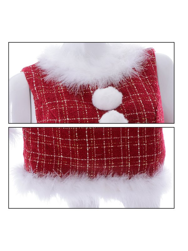 画像20: SALE!ミディアム丈/ ツイード/ ワンピースタイトサンタ【sugar nine サンタコス 5点セット】【XS-XLサイズ/3カラー】[YMT]