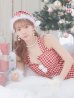 画像21: SALE!【サンタコス 4点セット】【XS-XLサイズ/2カラー】チェーンジップタイトドレスサンタコスプレ[YMT]